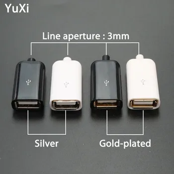 1-10 комплекта USB конектор 3 в 1 тип конектор, A, заваръчен вилица, конектор за зареждане, адаптер за свързване Черен, бял