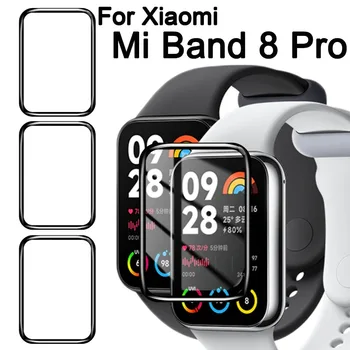 1-5 бр. 3D Извити филм за Xiaomi Mi Band8 Pro Протектор на Екрана, за Mi Band 8pro Защитно Фолио е с Пълно Покритие Аксесоари-не Стъкло