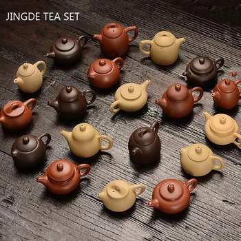 1 бр. Лилаво глинено Чай домашен любимец, Мини-декорации за чайника е на една ръка разстояние, Креативни Аксесоари за чай от сервиза, Бутик от чаено маса, чайник за украса