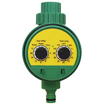 1 БР. Таймер, контролер за система за напояване на градината с компютър за поливане/Водоустойчива IP65 зелен