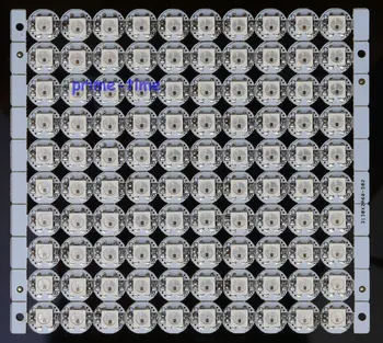 10-1000 бр./много! 5V WS2812B Вграден led чип WS2811 IC IC 5050 SMD с възможност за индивидуално свързване с мини-печатна платка (10 мм * 3 мм) Радиатор