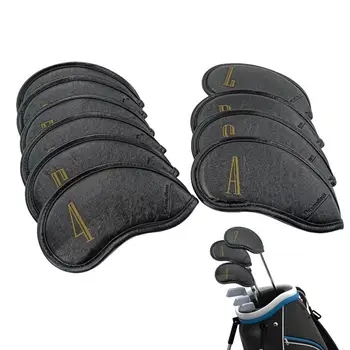 10 бр./компл. шапки за голф стика за голф, iron защитен калъф за главата, обзавеждане за тренировка на голф, шапки за голф, капак за стика за голф