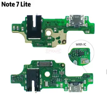 10 бр./лот OEMUSB Зареждане Такса за зарядно устройство Конектор порт Гъвкав кабел с IC за Infinix Note 7 Lite X656