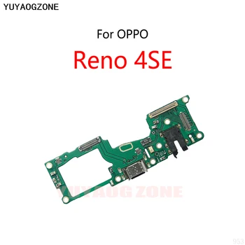 10 бр./лот за OPPO Reno 4SE USB докинг станция за зареждане на порт Конектор Гъвкав кабел Модул платка за зареждане