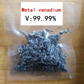 10 г метална ванадий висока степен на чистота, елементарен ванадий, чист ванадий, използван за експеримента