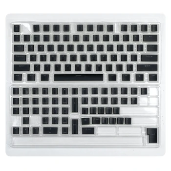 129 клавиатури кепета OEM Double Shot PBT с подсветка за механична геймърска клавиатура Cherry Mx
