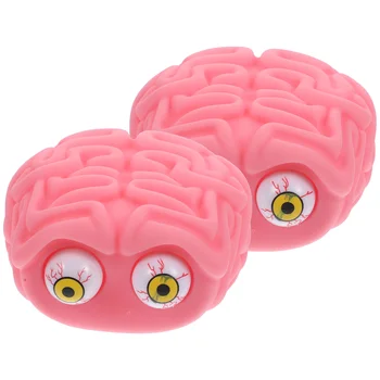 2 бр. Играчки очна топчета, выскакивающий под формата на мозъка, играчки за изстискване