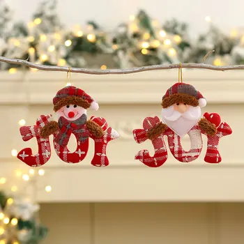 2 бр./опаковане. Кукла на Дядо Коледа Коледна Украса за Дома Нова Година 2023 Подарък-Коледна Елха Снежен Декор Висулка Занаят Навидад 2022