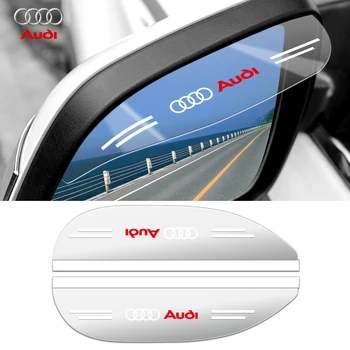 2 елемента Прозрачно Странично Автомобилно Огледало за Задно виждане, Защитен Стикер От Дъжд Седалките За Вежди за Audi A4 b8 b9 b6 b7 A3 8p 8v 8l A6 c7 c6 A5 Q5