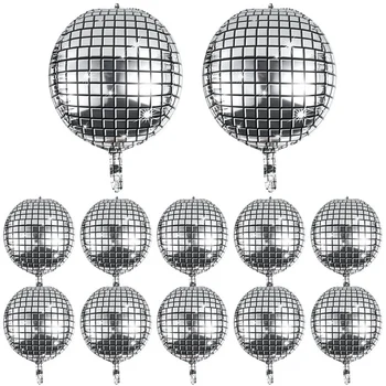 20 Броя диско-фольгированных топки Алуминиев майларовый гелиевый топка Сребристо алуминиево фолио, за сватба, за рожден Ден