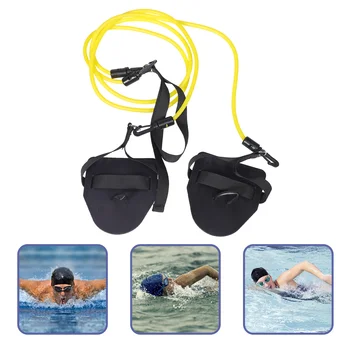 20-килограмова гума за плуване, за Тренировка по плуване с сухопътна силова тренировка ръце Тренировка по плуване, Въже за съпротива, инструмент за фитнес
