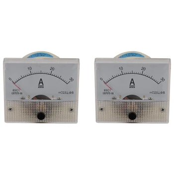 2X 85C1-A Аналогов амперметър за постоянен ток Панел измервателният ток 30A Механични амперметри ток