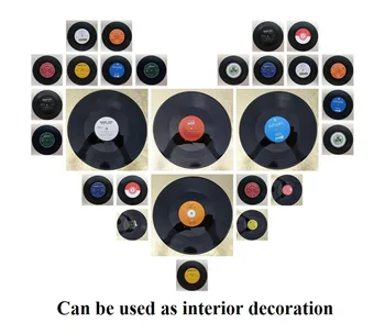 33 Об/мин 12-инчови 30-сантиметрови стари грамофонни плочи LP Disc Класическа японска музика може да се чуе в граммофоне и се използват като декорация на интериора