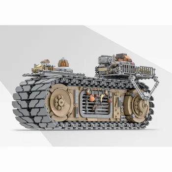 3786 БР. Космически филм MOC DN-25 Превозно средство танк проследяват превозно средство модел Градивен елемент в събирането на Колекция от играчки за момчета, Подаръци