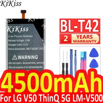 4500 mah KiKiss Мощна Батерия BL-T42 За LG V50 ThinQ 5G V50ThinQ BL T42 LM-V500 V500N V500EM V500xm Мобилен Телефон Bateria