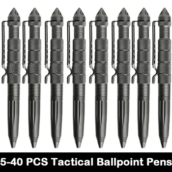 5/40 БР Висококачествени метални военно-тактически химикалки, разбивающих стъкло, училищни канцеларски материали за самозащита, стационарни