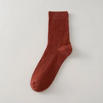 5 Двойки мъжки памучни чорапи, бизнес Ежедневни чорапи-тръбички, Мъжки Обикновена Дълги чорапи с дезодорант Harajuku, подаръчен комплект