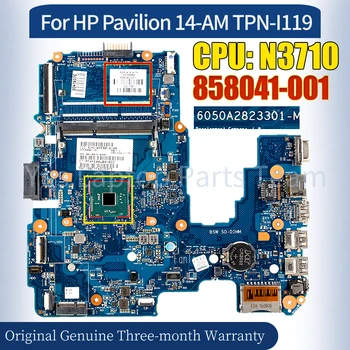 6050A2823301 За HP Pavilion 14-AM TPN-I119 дънна Платка на Лаптоп 858041-001 SR2KL N3710 100％ Протестированная дънна Платка на Лаптоп