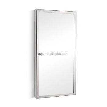 7041 Стенен ъглов огледален шкаф за баня от неръждаема стомана