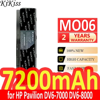 7200 mah KiKiss Мощна Батерия за HP Pavilion на разстояние hp pavilion dv6-7000 на разстояние hp pavilion dv6-8000 DV7-7000 672326-421 672412-001 HSTNN-LB3P HSTNN-YB3N MO06