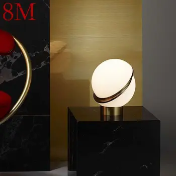 8-миллиметровая модерна сферична настолна лампа LED Creative Devise Нощно шкафче за дома, хол, спалня, кабинет, интериор