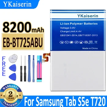 8200 mah YKaiserin Смяна на батерията на Таблета EB-BT725ABU за Samsung Galaxy Tab S5e T720 T725C Authentic Bateria 