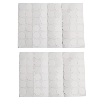 ABGZ -самозалепващи винтови капачки за кутии, капачки, етикети 108 X Бял