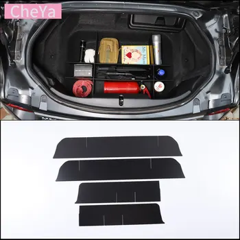 ABS Черно Багажника на колата Сгъваема Кутия За съхранение на Преграда за Mazda MX-5 2016-2023 Аксесоари за промяна на интериора