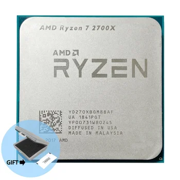 AMD Ryzen 7 2700X ах италиански хляб! r7 2700X 3,7 Ghz Восьмиядерный Шестнадцатипоточный процесор 16M Мощност 105 Вата С процессорным жак AM4