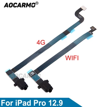 Aocarmo за iPad Pro 12,9 см A1584 A1652 Отвор за слушалки, Жак за слушалки Headset Аудио Гъвкав кабел, Резервни Части