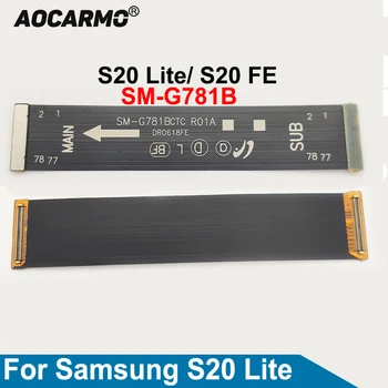 Aocarmo За Samsung Galaxy S20 Lite/S20 FE G781B Конектор на дънната платка за Свързване на дънната платка Гъвкав Кабел Дубликат Част