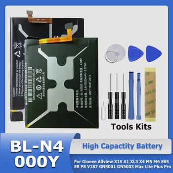 BL-N4000 BL-N4000A BL-N4600Z Батерия За Gionee Allview X1S A1 XL3 X4 M5 S6 S6S E8 P8 V187 GN5001 GN5003 Max Lite Plus Pro