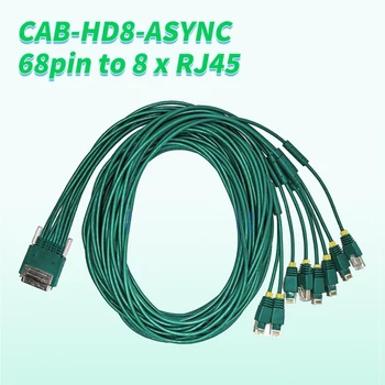 CAB-HD8-АСИНХРОННИ 68pin-8 Кабелни конектори RJ-45 с дължина 3 м и 10 метра, с 8 порта EIA-232 Async за мрежов рутер HWIC-16A и кабел HWIC-8A switche