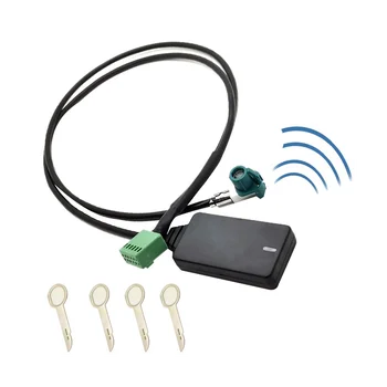 DC12V 12Pin Авто Безжичен AUX Bluetooth 5,0 Адаптер Hands-Free Auto Bluetooth Комплект за Кола аудио кабел за Audi A3 A4 B8 B6, A6