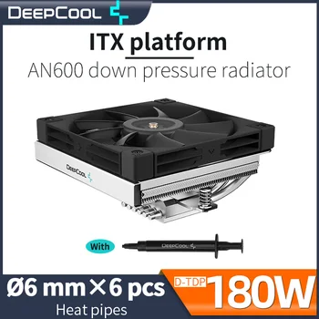 DeepCool AN600 6 Топлинни Тръби С Прижатием надолу CPU Air Cooler ITX Радиатор на Процесора на КОМПЮТЪРА за Intel LGA1700/1200/115X AMD AM4 AM5