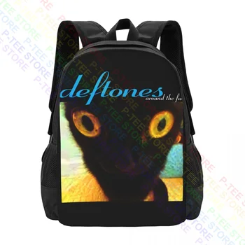 Deftones Around The Fur Cat P-142Backpack Горещи чанти голям капацитет за пътуване