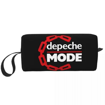 Depeche Cool Mode Electronic Rock Косметичка за жени, козметичен органайзер за пътуване, сладко чанта за съхранение на тоалетни принадлежности