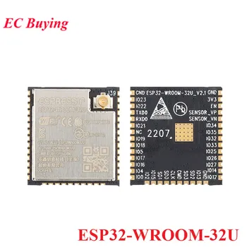 ESP32-WROOM-32U 4 MB 8 MB 16 MB Флаш памет ESP32 Двуядрен WiFi, Bluetooth съвместим Безжичен модул Wi-Fi MCU ИН ESP-32 WROOM 32U