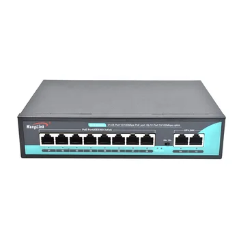 Ethernet switch Защита на 6 KV на 8-port PoE комутатор 10/100 M 250 M/AI Watchdog ВИДЕОНАБЛЮДЕНИЕ PoE Комутатор за Умни домове