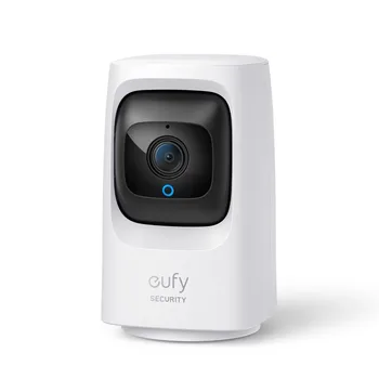 eufy Сигурност от Anker - Жичен камера за видеонаблюдение Solo Indoor Mini Cam 2K, Запис 24/7, за Откриване на човек с помощта на изкуствен Интелект, Безплатен абонамент