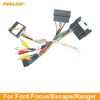 FEELDO Car 16pin Android Стерео Теглене на Кабели Power Calbe захранващ Адаптер За Ford Ranger 2020 Стерео Адаптер