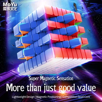 [Funcube] MoYu MeiLong 7 V2 MoYu MeiLong 7М V2 Super Magnetic Sensation Magic Cube MFJS 7М Moyu 7x7x7 Speed cube Магнитен Куб