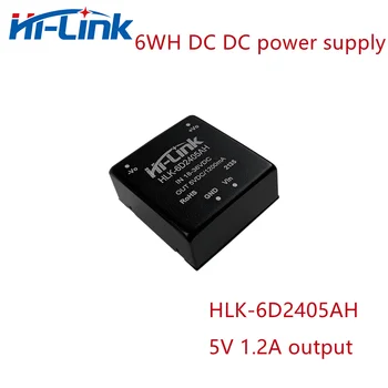 Hi-Link 6WH 5V 1.2 A Почивен източник на захранване dc 18-36V Входната Изолиран модул захранване HLK-6D2405AH с КПД 85%