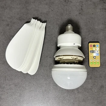 Led вентиляторная лампа AC85V-265V мощност 30 W с дистанционно управление с функция памет за кухни