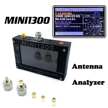 MINI1300 Плюс 5V/1.5 A Анализатор Антена HF VHF UHF ОТ 0.1-1300MHZ Честотен Брояч SWR Метър 0,1-1999 С LCD екран