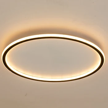 QLTEG ултра тънък Модерен led тавана лампа, Кръгла таван, декорация, осветителни тела за спалнята, хола, тавана лампа, с височина 5 см