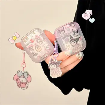 Sanrios Hello Kitty Kuromi Pochacco за AirPods 1 2 3 Калъф Apple AirPods Pro 2 Калъф за iPhone Аксесоари За Слушалки Air Pod Калъф