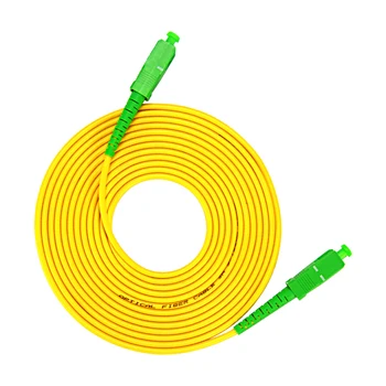 SC / APC-оптичен пач кабел SC / APC Simplex с Диаметър от 2 мм или 3 мм, дължина однорежимного кабел 1 М, 2 М, 3 М или допуска изработване по поръчка