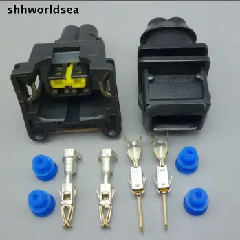 shhworldsea 5/30/100set 3,5 мм 2pin комплектен конектор 85202-1 женски мъжки EV1 за японски автомобил