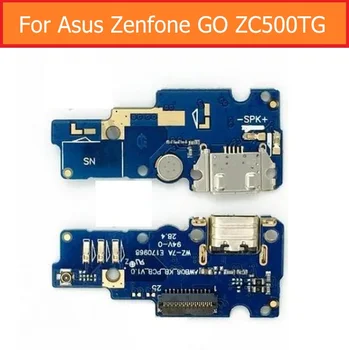 USB Дата на Зарядно Устройство, Порт Гъвкав Кабел За Asus ZenFone GO ZC500TG Z00vd Конектор USB Порт За Зареждане на Съединителната Такса резервни Части За Ремонт на